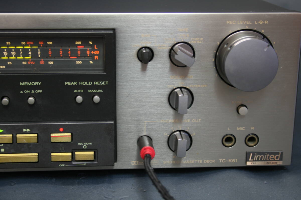 SONY カセットデッキTC-K61ーLimited修理品動作OK｜Yahoo!フリマ（旧