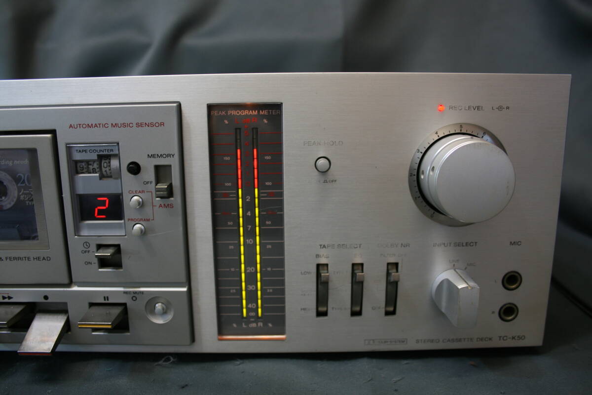 Yahoo!オークション - SONY カセットデッキTC-K50修理品動作OK