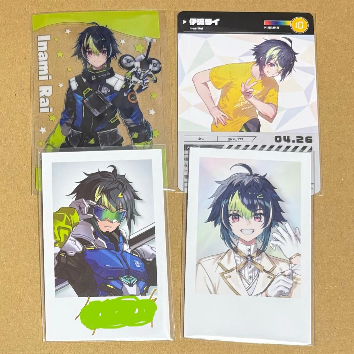 にじさんじ 伊波ライ コレカ チェキ クリアカード セット｜Yahoo