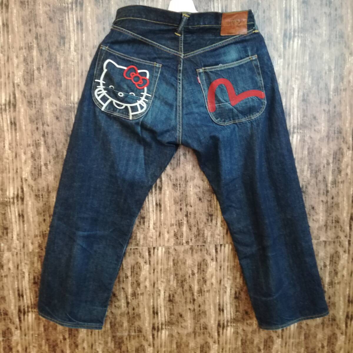 限定 EVISU エヴィス ハローキティ コラボ デニム ジーンズ 36