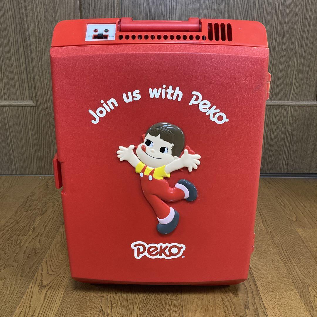 ペコちゃんまっ赤なミニ冷蔵庫 希少激レア）ペコちゃん まっ赤なミニ
