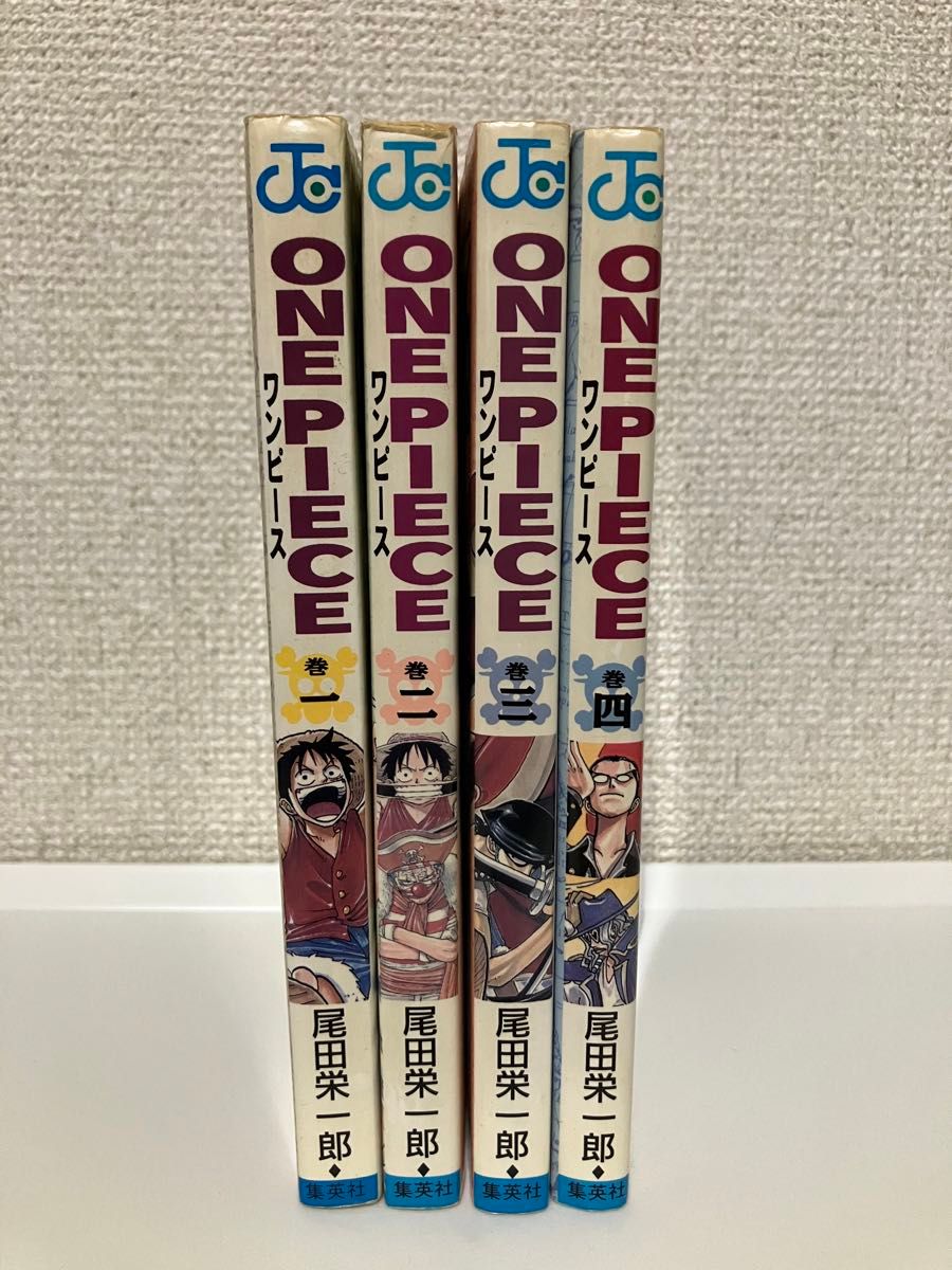 ONE PIECE ワンピース 1巻 初版 1997年 おまけ 2巻 3巻 4巻 ONEPIECE