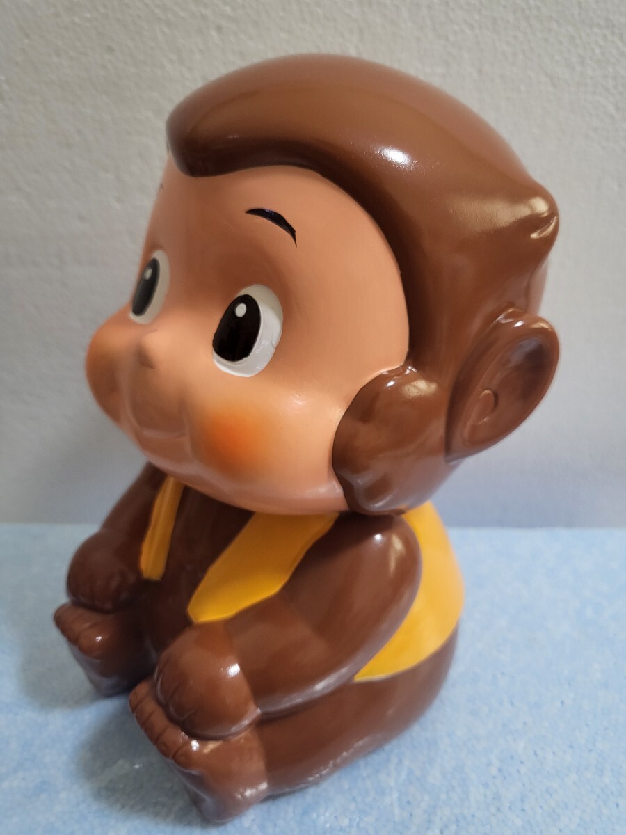 非売品 店頭ディスプレイ ソフビ貯金箱 JA農協 貯金箱 猿 サル 全長約