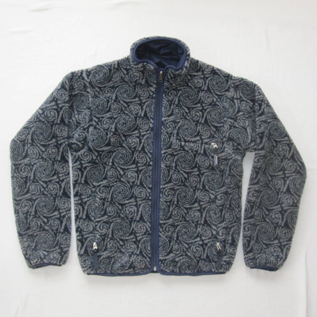 98 パタゴニア グリセード (S) 渦巻 / USA製 / リバーシブル / パイル