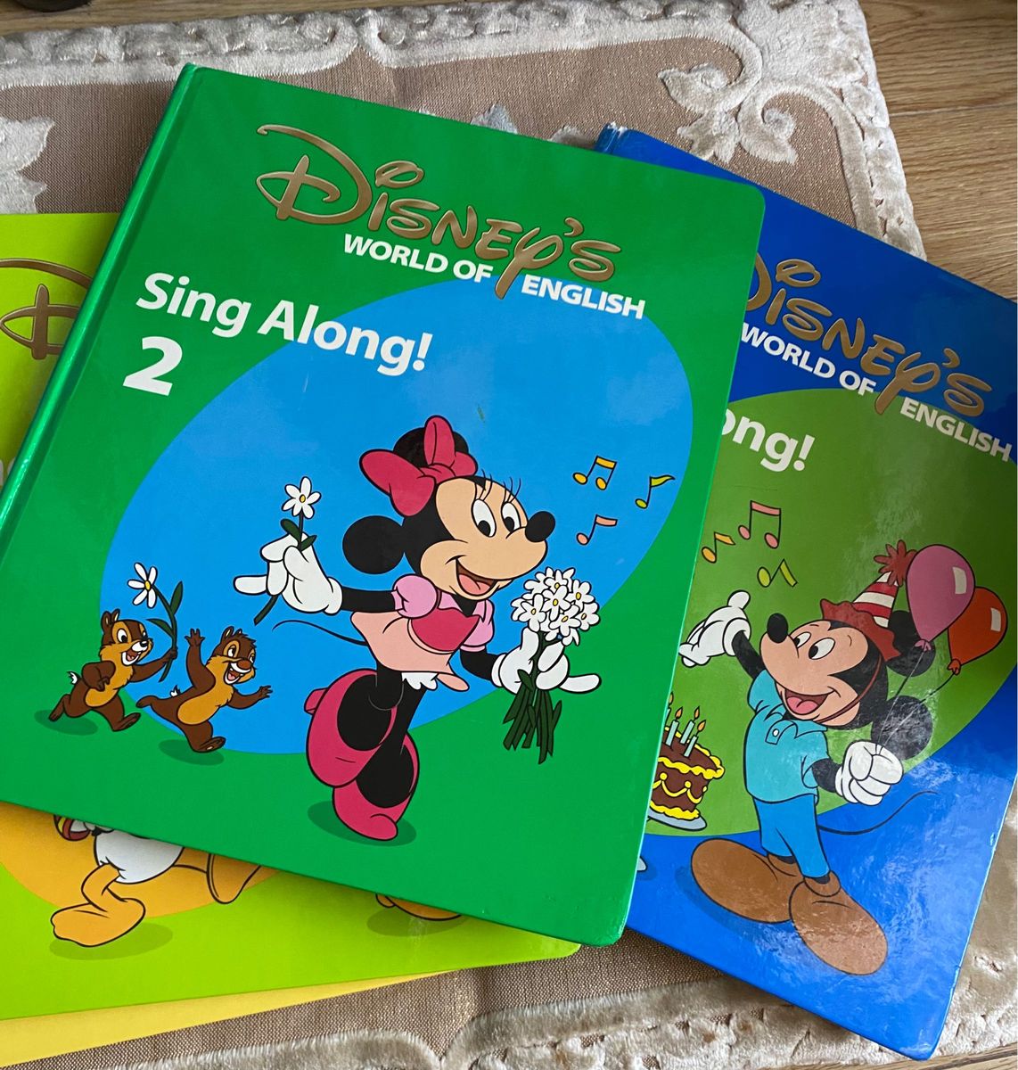 ディズニー World of English Sing Along DVD CD 冊子 シングアロング