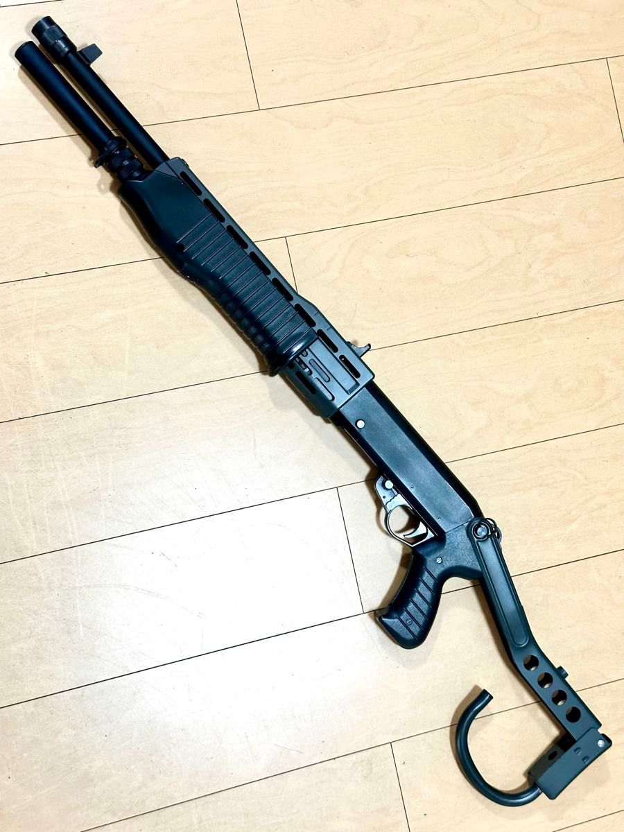 ◯東京マルイ SPAS12 ショットガン 社外ストック スリング付 中古