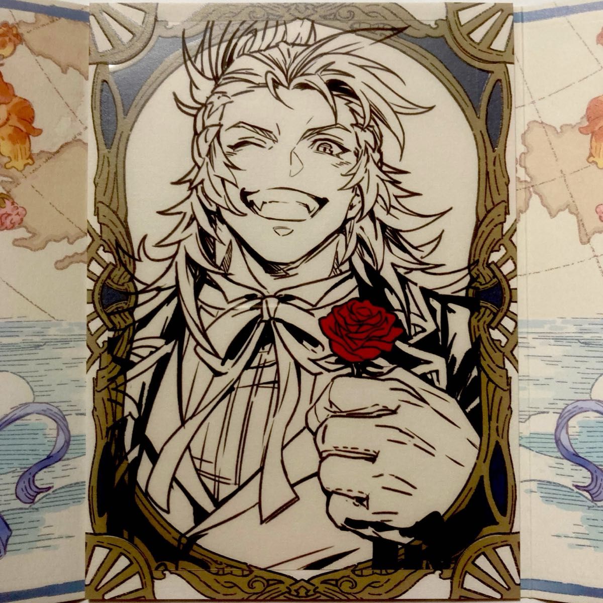 ウィルナス 2024 バレンタイン お返し グラブル 色紙 ポストカード