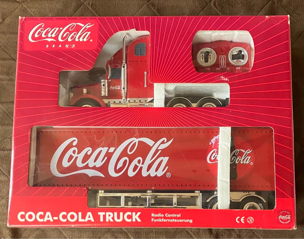 コカ・コーラ〉ラジコン トラックトレーラー【Coca Cola】当時物