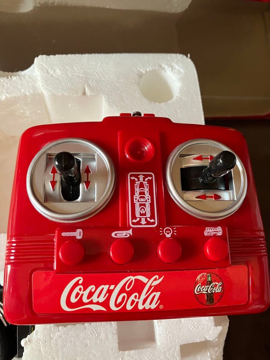コカ・コーラ〉ラジコン トラックトレーラー【Coca Cola】当時物
