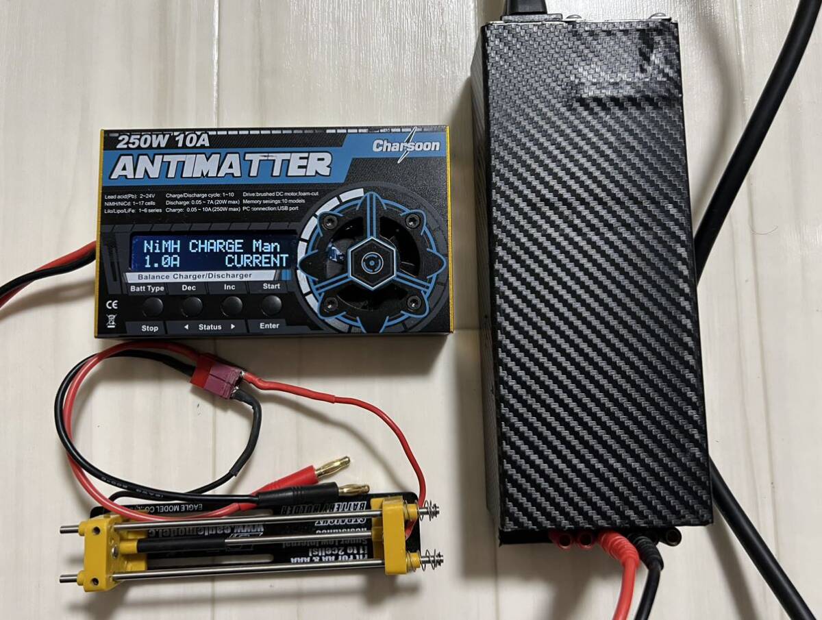 Yahoo!オークション - ANTIMATTER 充電器 安定化電源セットミニ四駆