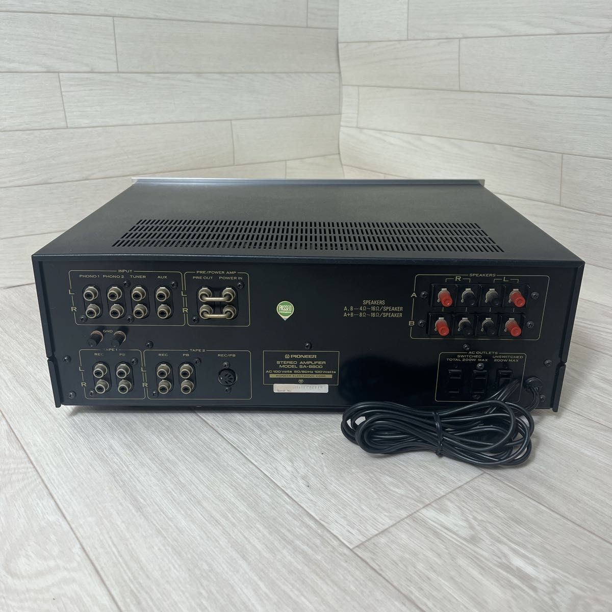 現状品 Pioneer パイオニア ステレオ プリメインアンプ SA-8800｜Yahoo