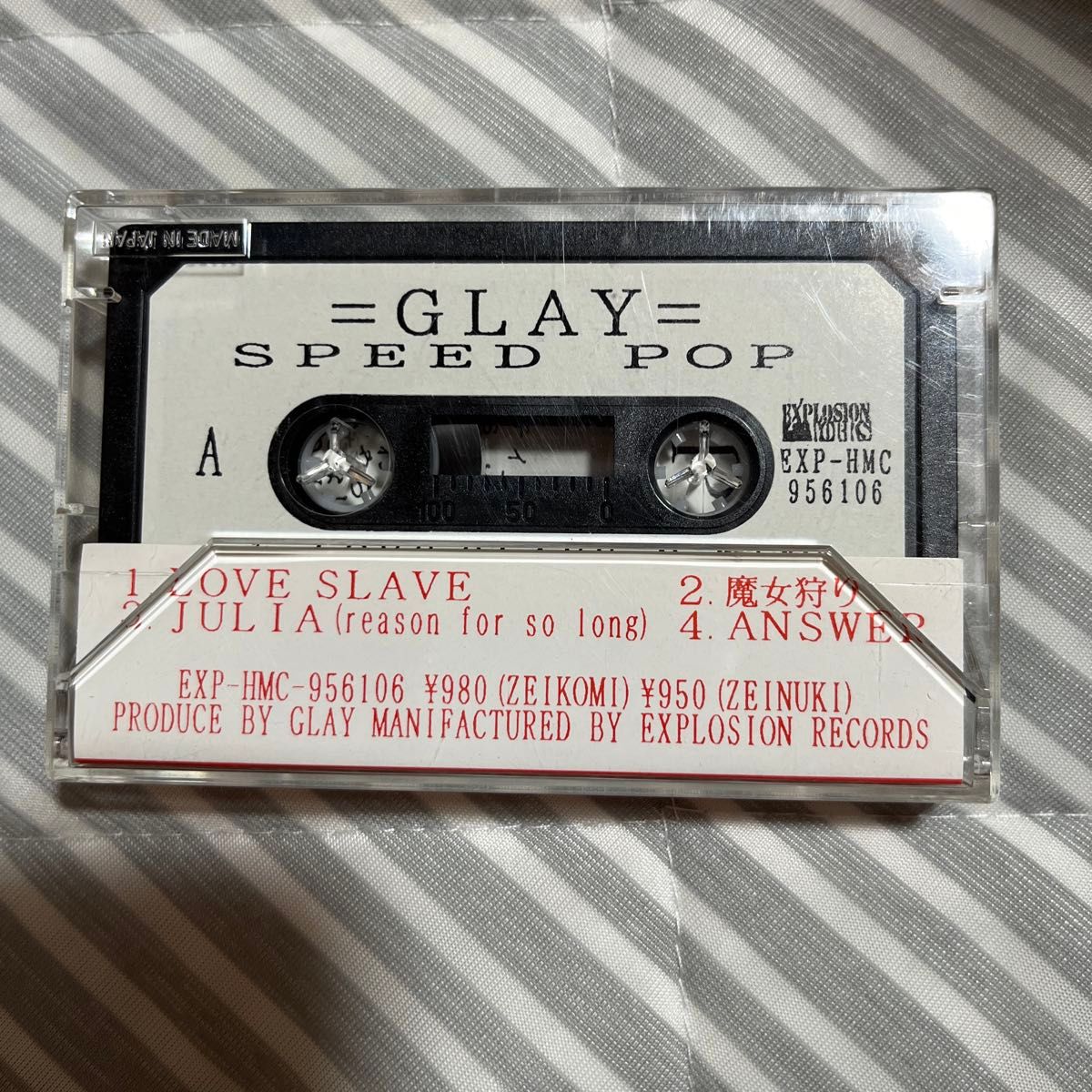 GLAY デモテープ SPEED POP インディーズ カセット テープ｜Yahoo