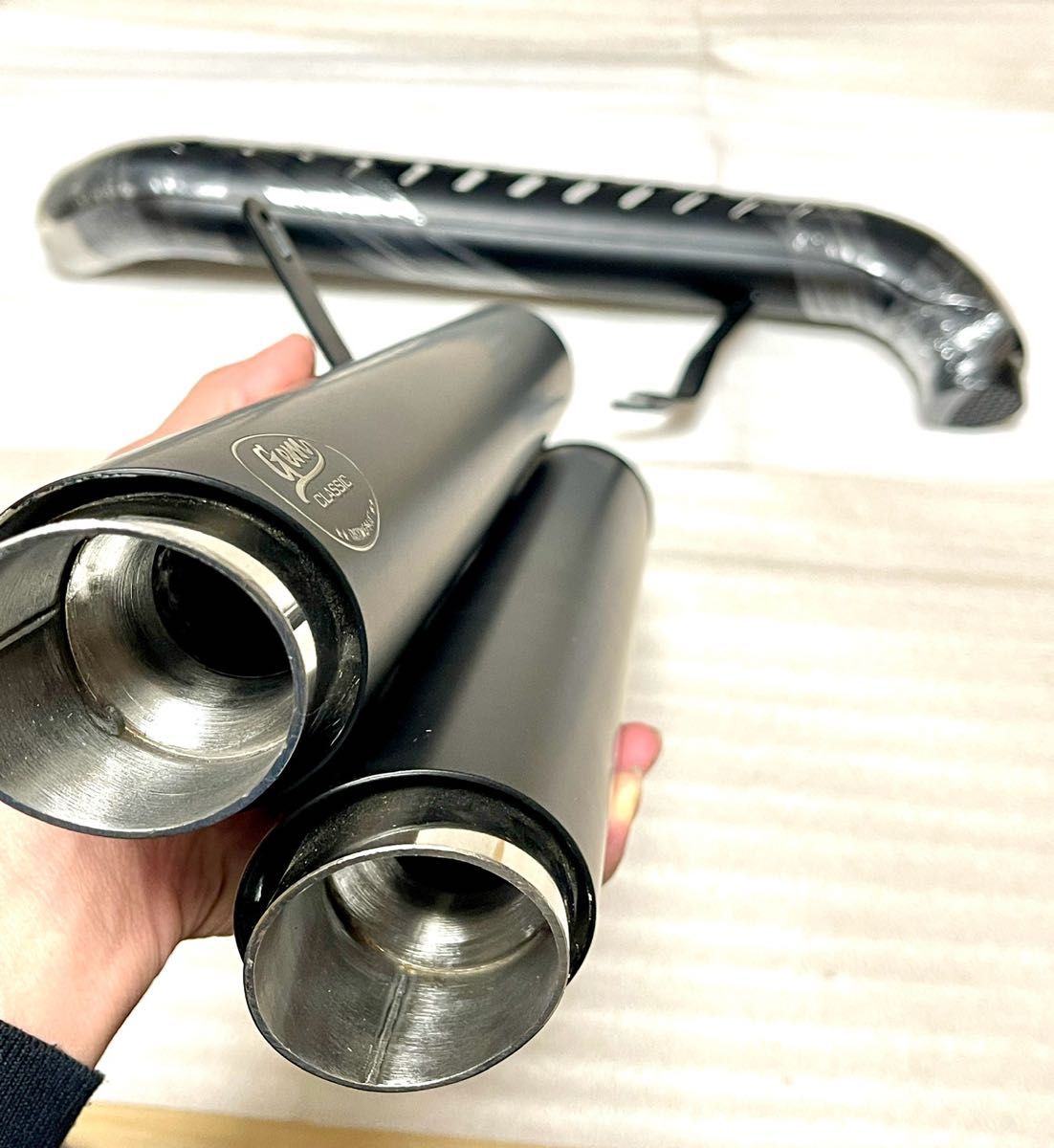 セール中 ホンダ レブル250 500 Gem classicマフラー ハーレースタイル