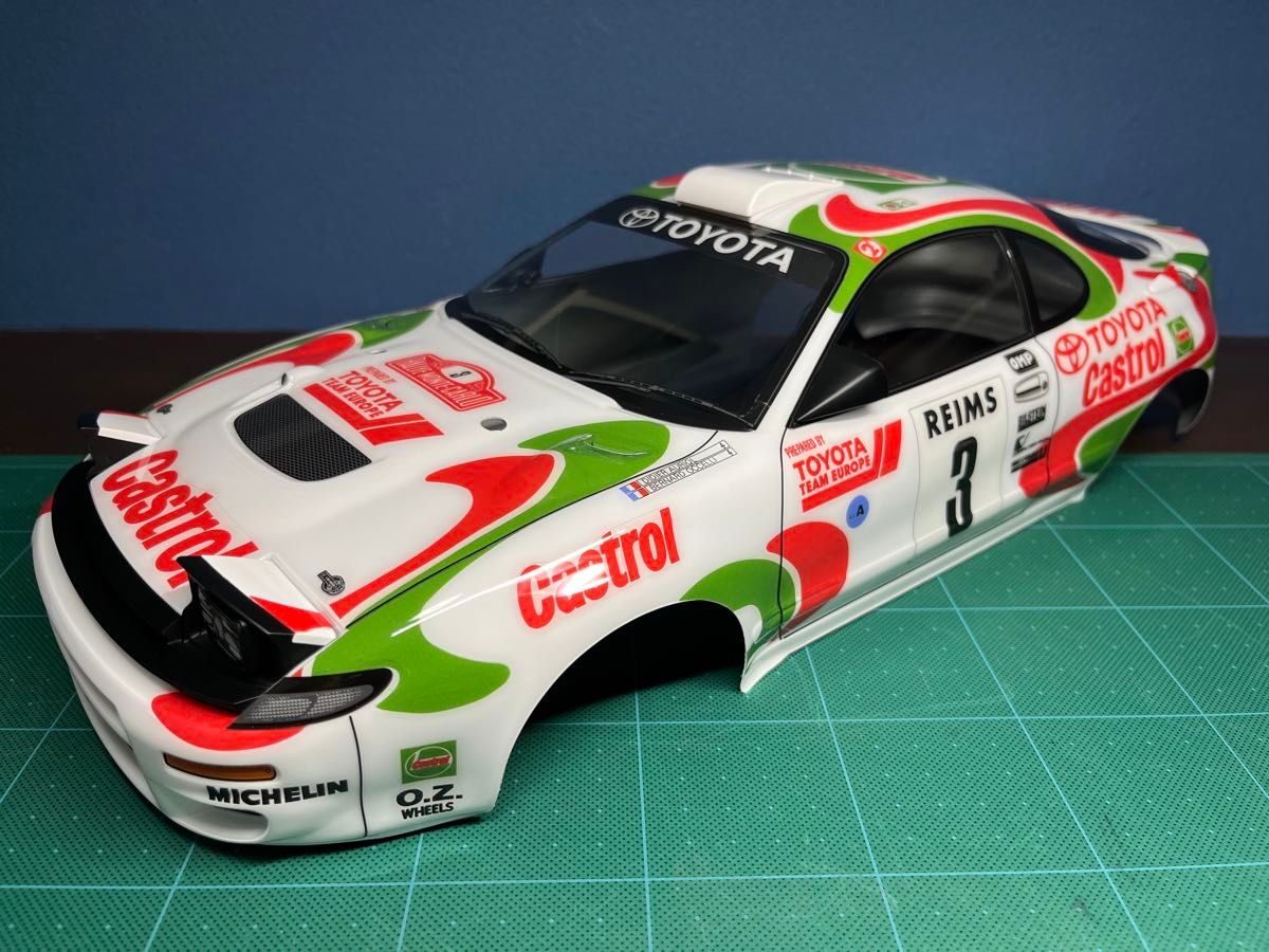 TOYOTA CELICA GT-FOUR RC ラリーカー Castrolカラー ST185 タミヤ