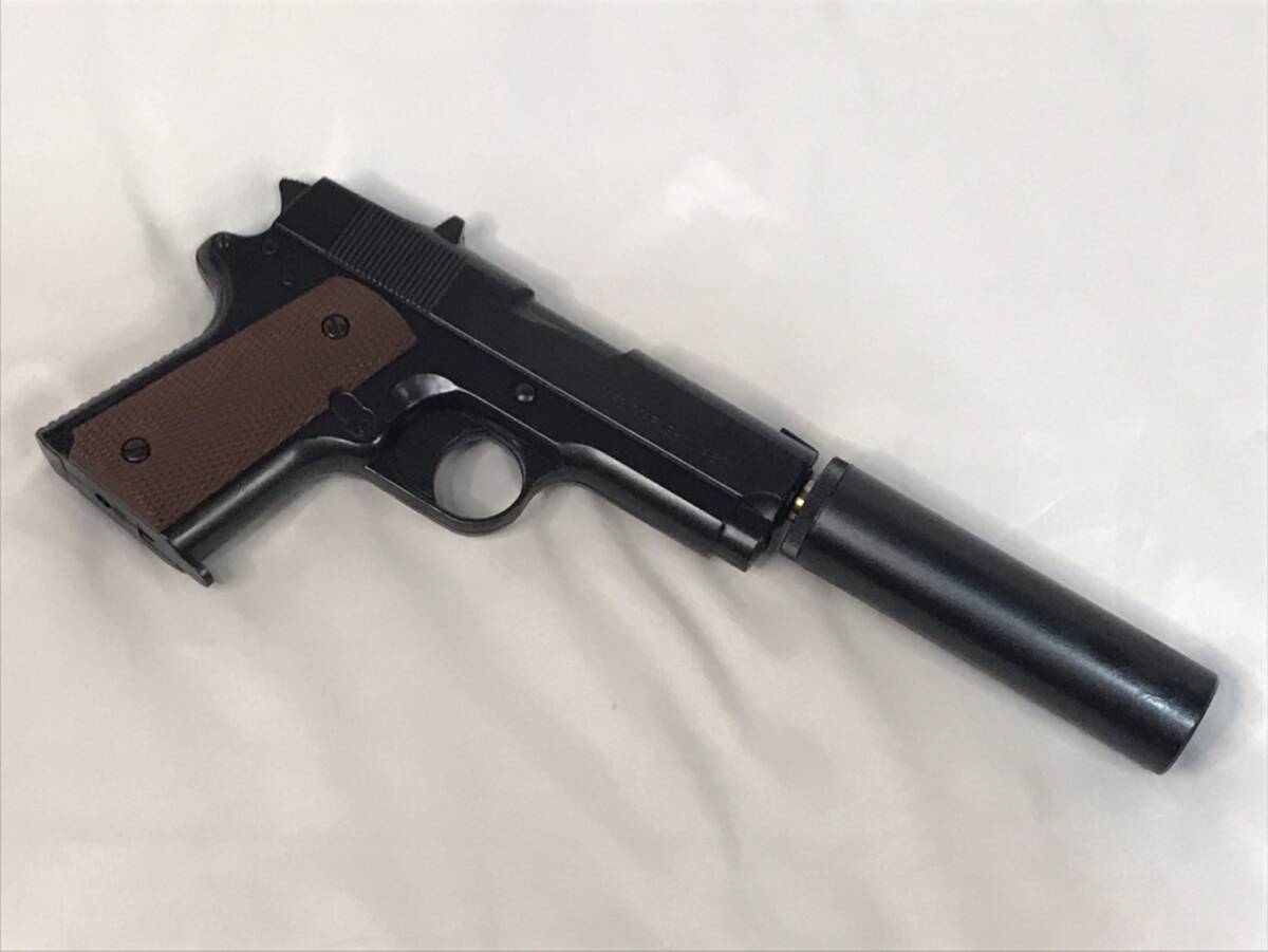 Marushin 】マルシン DETONICS 45 + Silencer デトニクス45