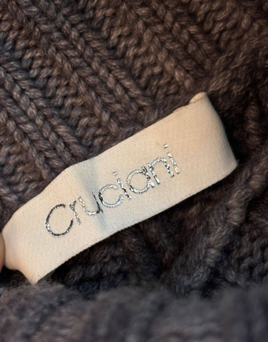 Cruciani クルチアーニ ニット タートルネック カシミヤ ウール グレー