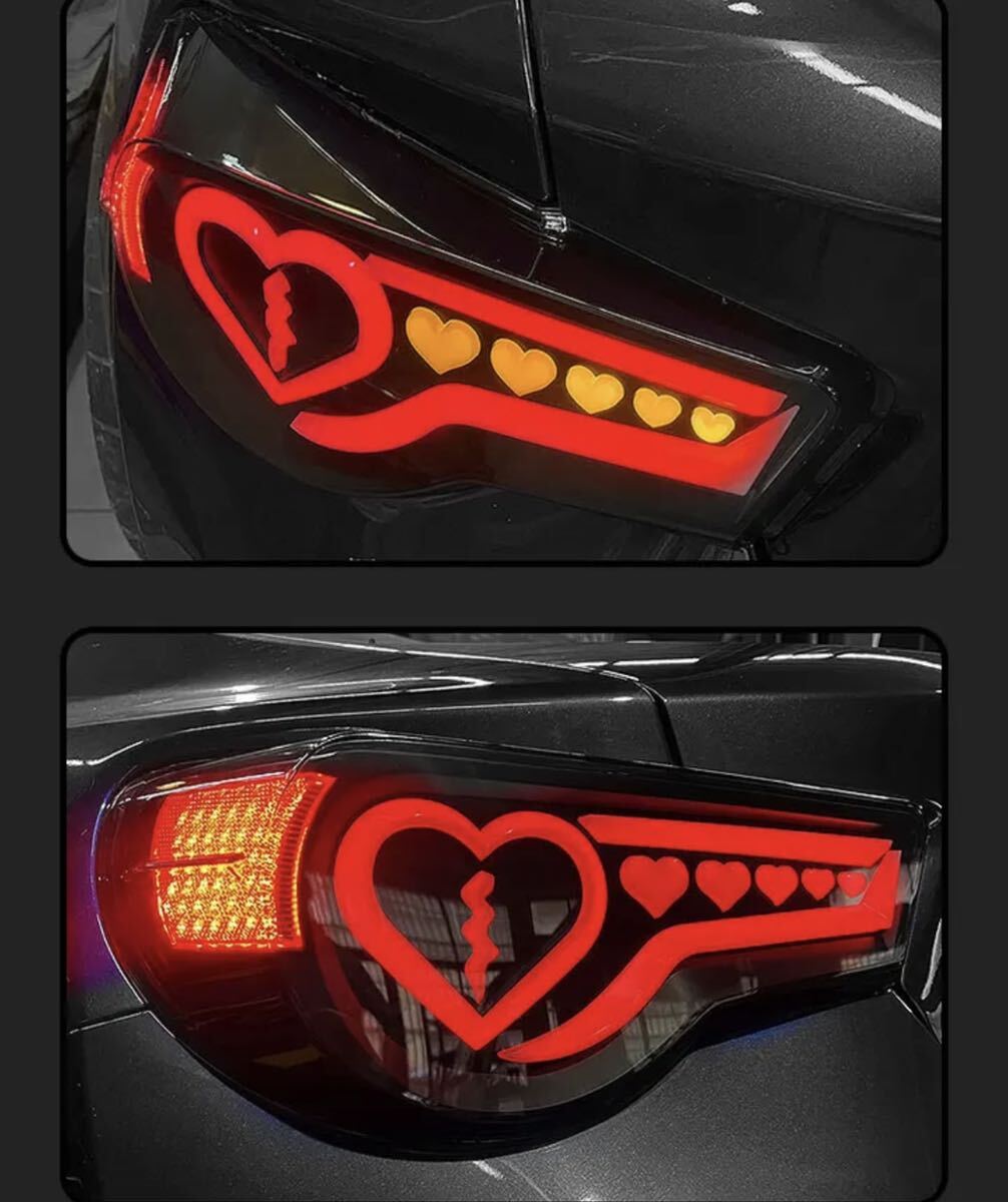 86 テールランプ ハート型 LED ZN6 ZC6｜Yahoo!フリマ（旧PayPayフリマ）