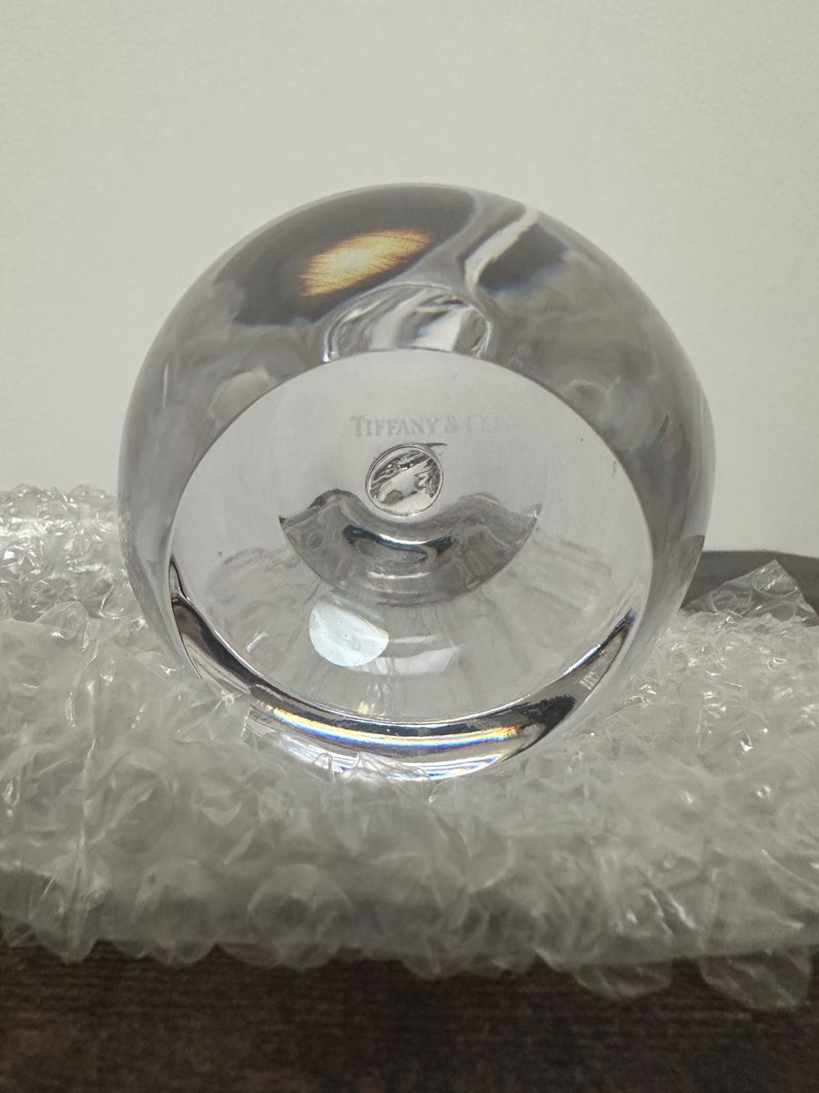 ティファニー クリスタルアップル ペーパーウェイト インテリア