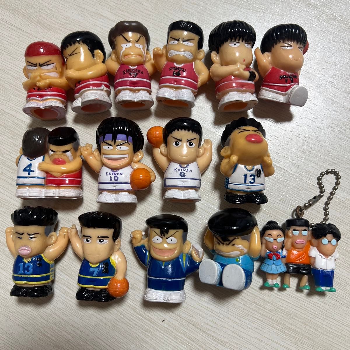 スラムダンク 当時物 指人形 ソフビ フィギュア 昭和レトロ ミニソフビ
