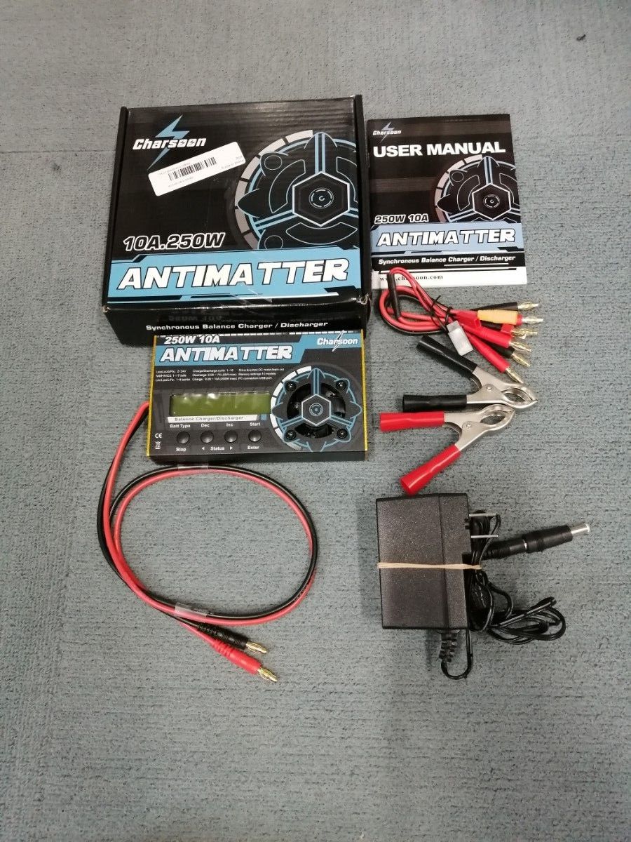 ミニ四駆 充電器 ANTIMATTER 10A 250W モーター慣らし 導通確認済