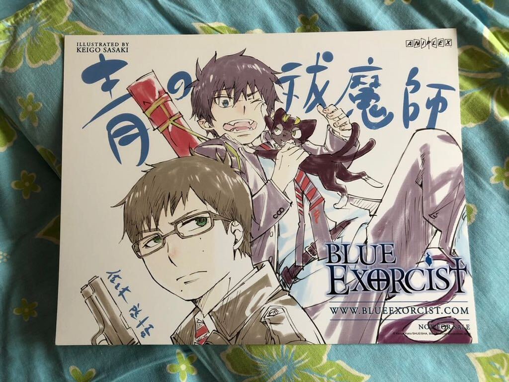 海外限定 正規品 青の祓魔師 Anime Expo 2016 ミニポスター 大判