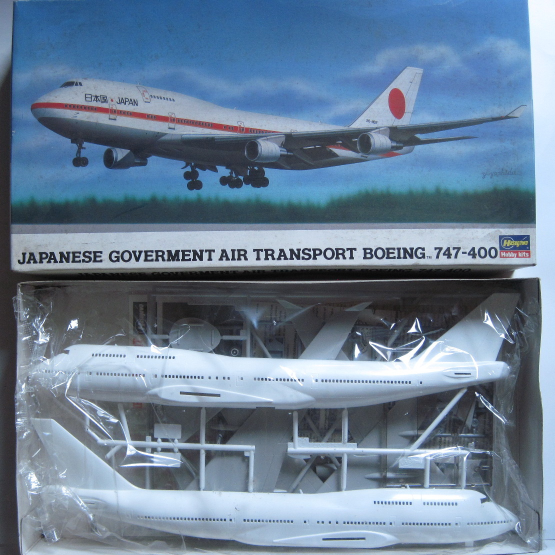 Yahoo!オークション - ハセガワ 1/200 ボーイング747 日本国政府専