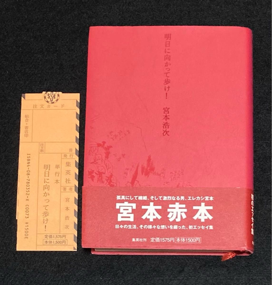宮本浩次 『明日に向かって歩け 』エレファントカシマシ エレカシ 初版