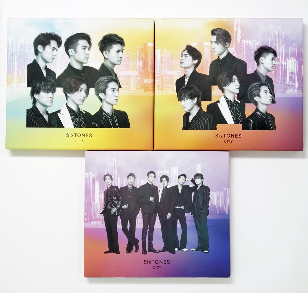 SixTONES CITY 3形態セット 初回盤A 初回盤B 通常盤 CD+BD CD 2nd