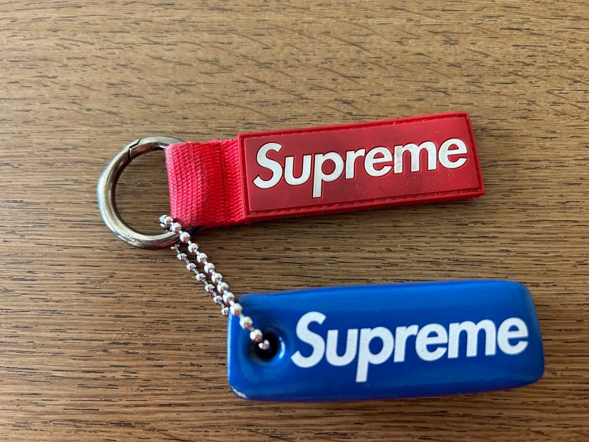 Supreme Webbing Keychain キーホルダー シュプリーム キーチェーン 青