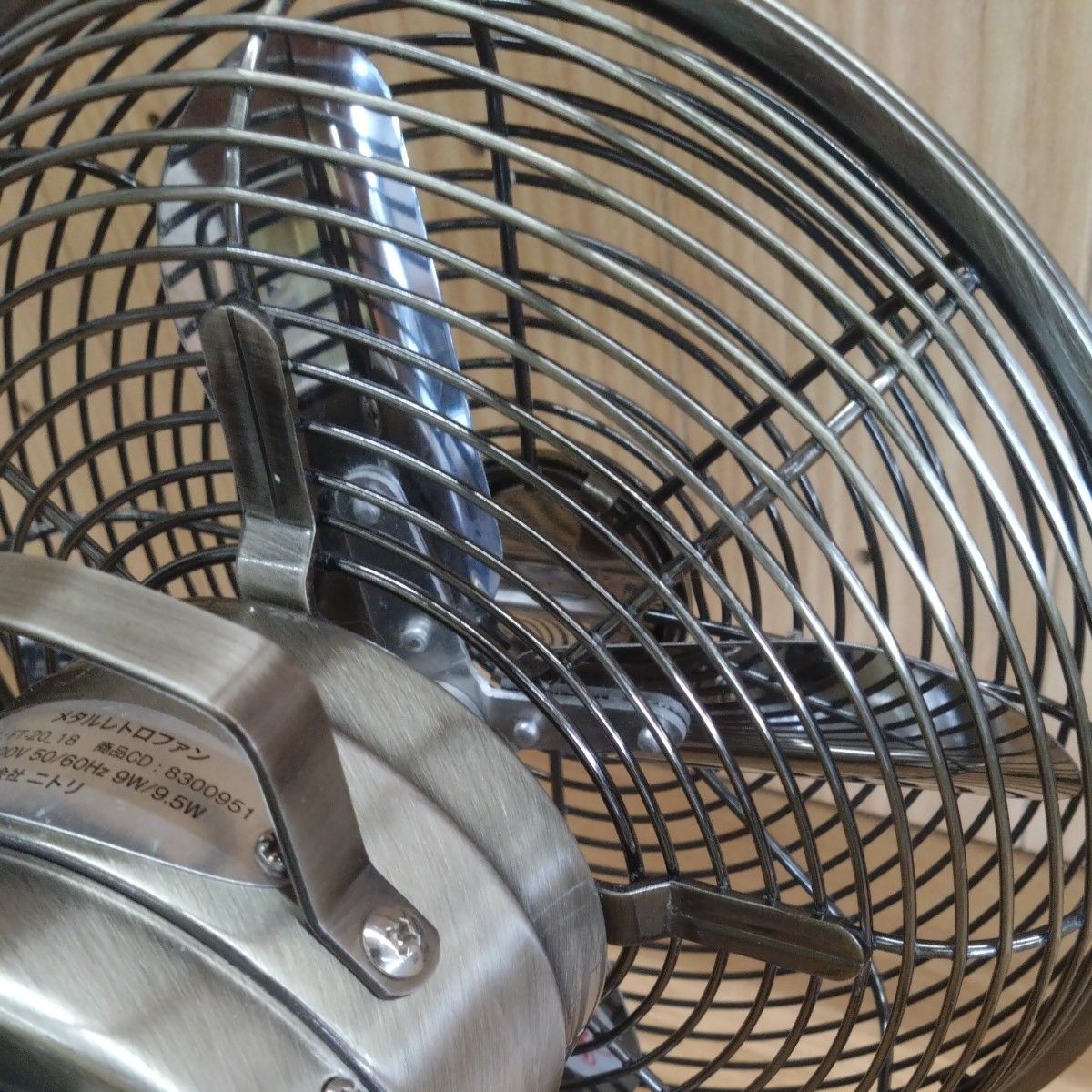メタル扇風機 メタルレトロファン ニトリ 卓上扇風機｜Yahoo!フリマ