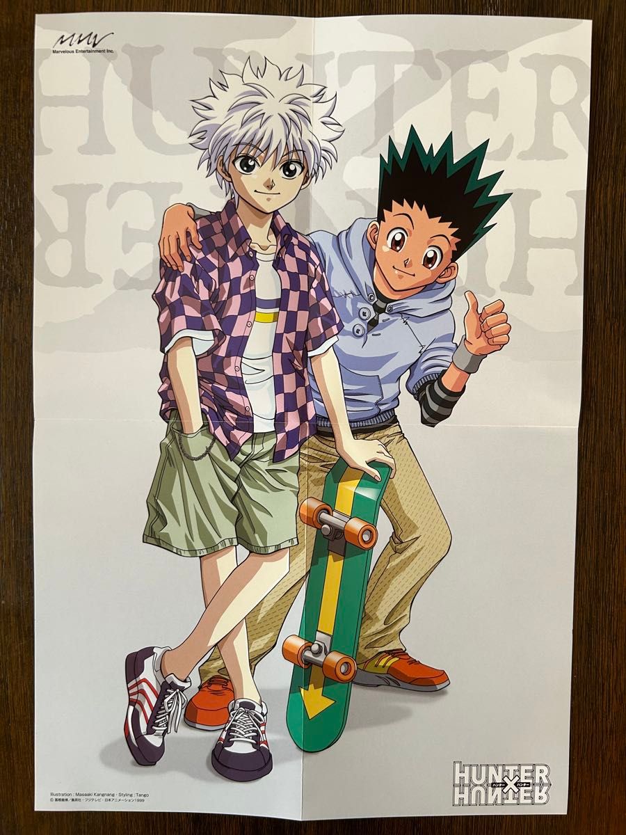 HUNTER×HUNTER DVD 11 特典 ポスター ゴン キルア 旧アニメ ハンター