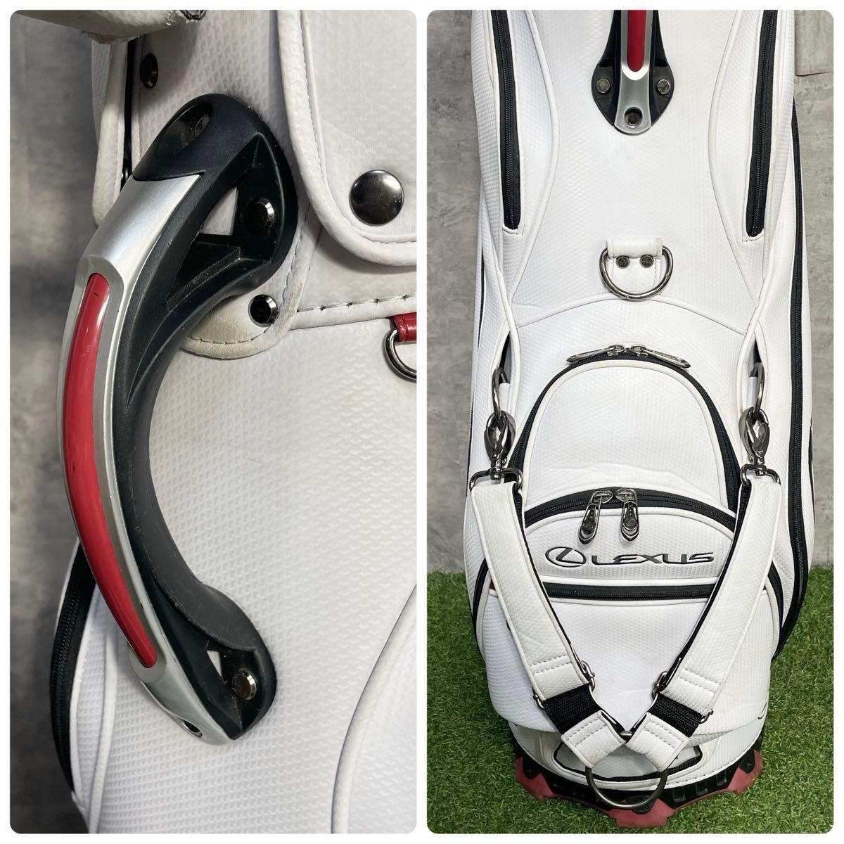 希少】LEXUS レクサス キャディバッグ 3点 ホワイト 非売品 入手困難品