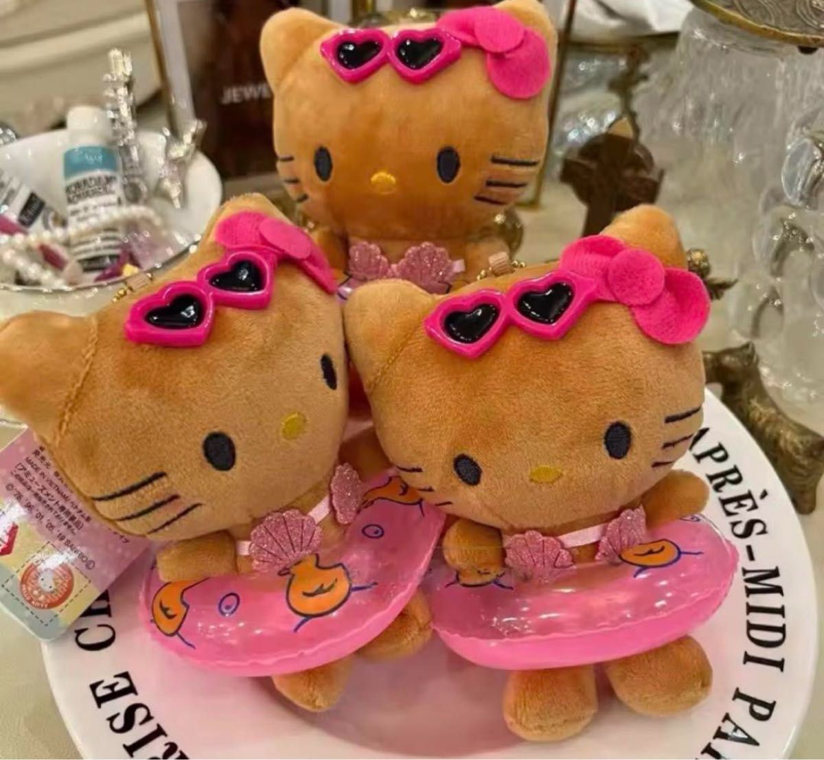 サンリオ 日焼け キティちゃん 平成ギャル ぬいぐるみ キーホルダー