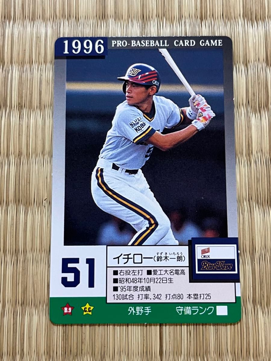 タカラ プロ野球ゲーム 96年 オリックスブルーウェーブ イチロー選手