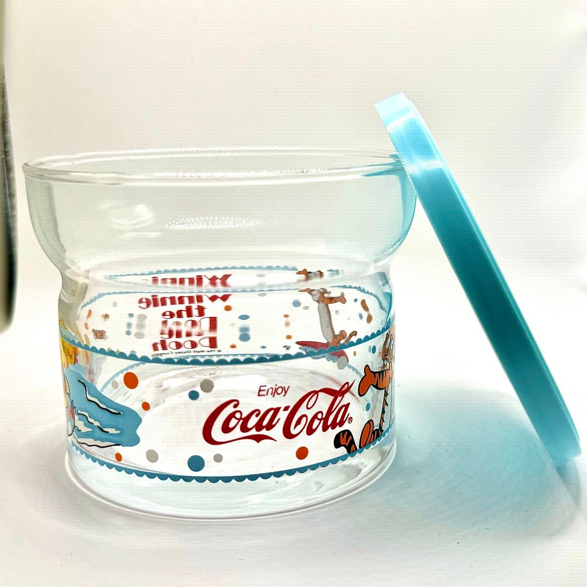 美品×限定】くまのプーさん レトロ シーズナルポット 四季 容器 ガラス