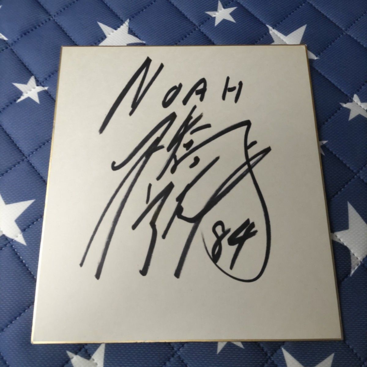 プロレスリングNOAH サイン色紙 2010年頃｜Yahoo!フリマ（旧PayPayフリマ）