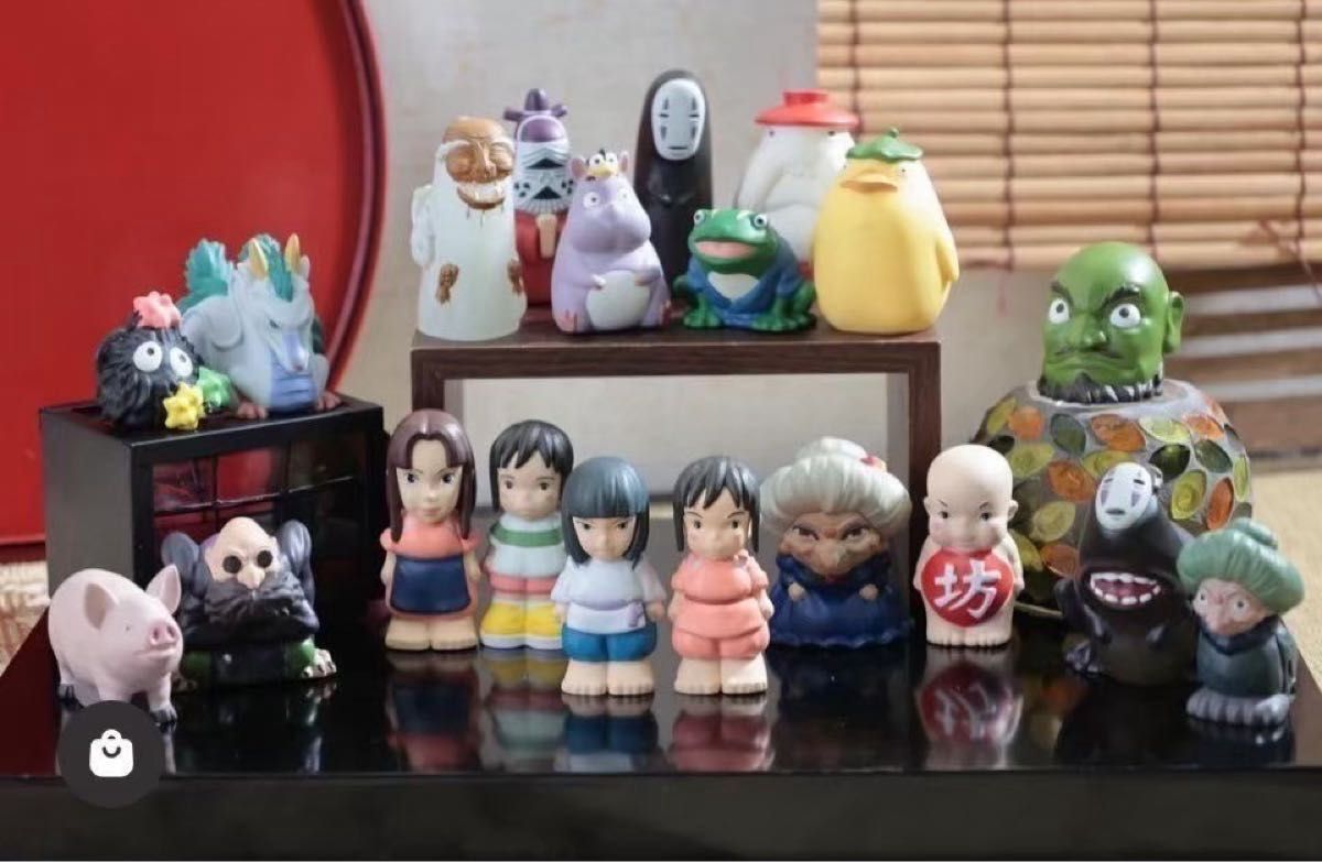 新品未開封 千と千尋の神隠し ゆびにんぎょう 指人形 18点セット