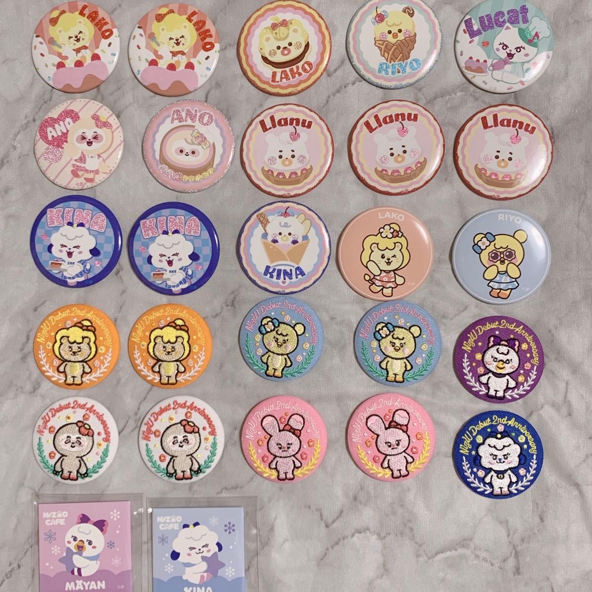 NiziU NIZOO 缶バッジ 缶バッチ まとめ売り バラ売り可能｜Yahoo