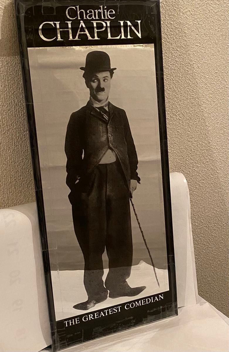 Charlie CHAPLIN 壁掛け鏡 ビンテージ ウォールミラー 鏡 チャーリー
