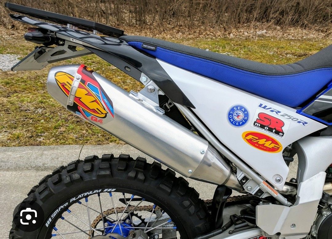 美品 FMF Q4 HEX ヤマハ WR250R WR250X DG15J スリップオン マフラー