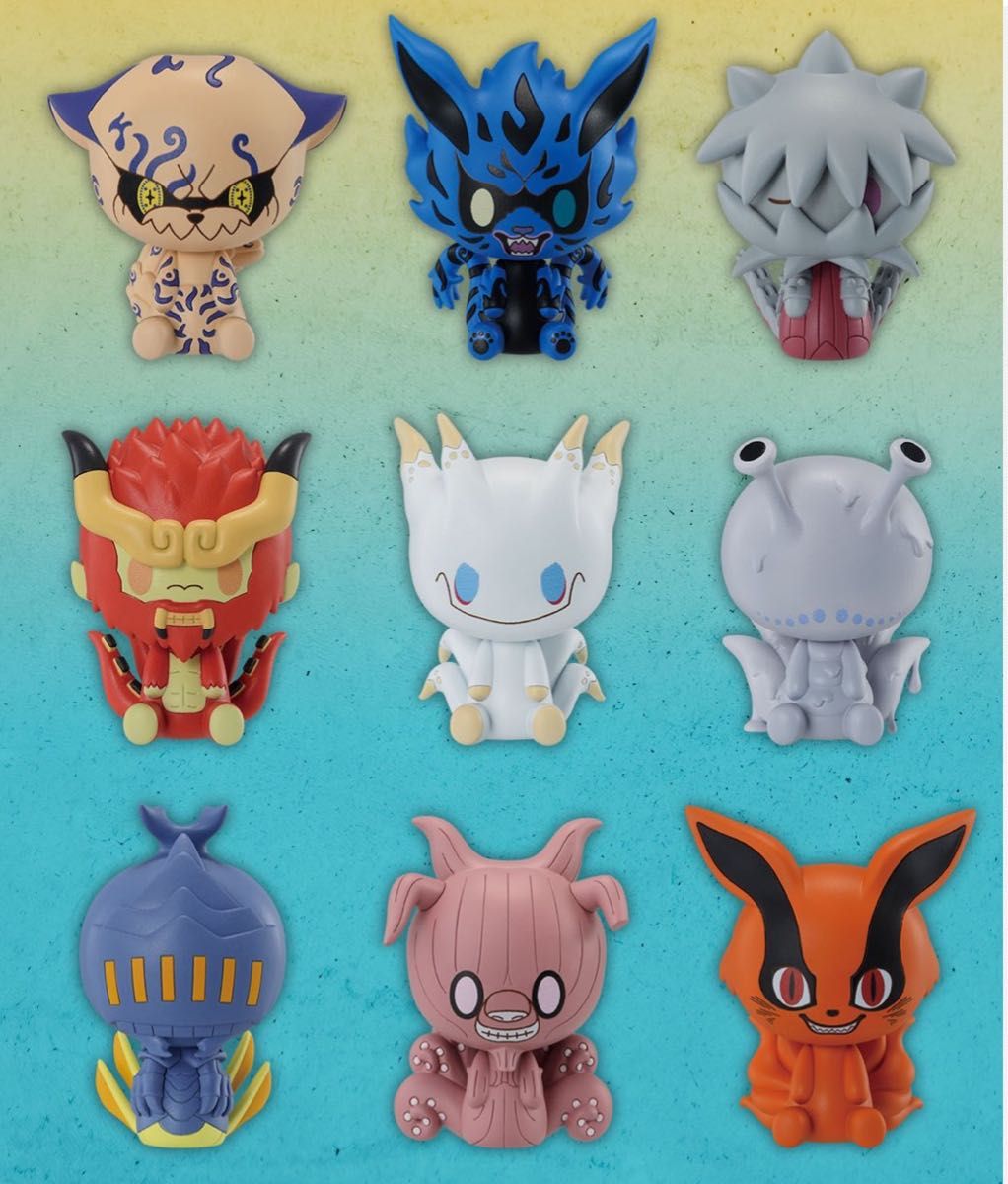 一番くじ NARUTO-ナルト- 疾風伝 繋がる思い E賞 尾獣ちょこのっこ 全9