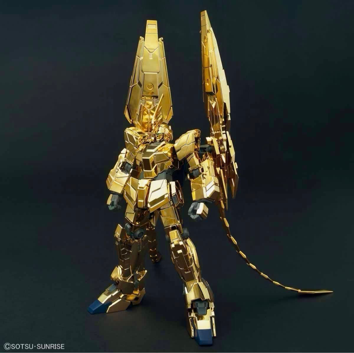ゴールドメッキ仕様 ユニコーンガンダムフェネクス ユニコーンモード