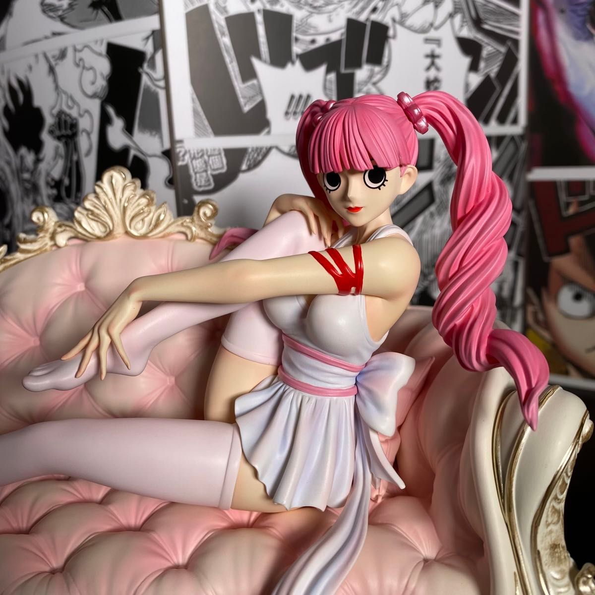 ワンピース ペローナ ソファー フィギュア ガレージキット｜Yahoo