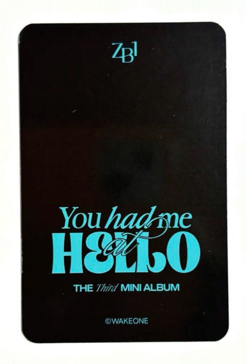 ZB1 ゼベワン zeroni ラインフレンズ POP-UP キム テレ 購入特典