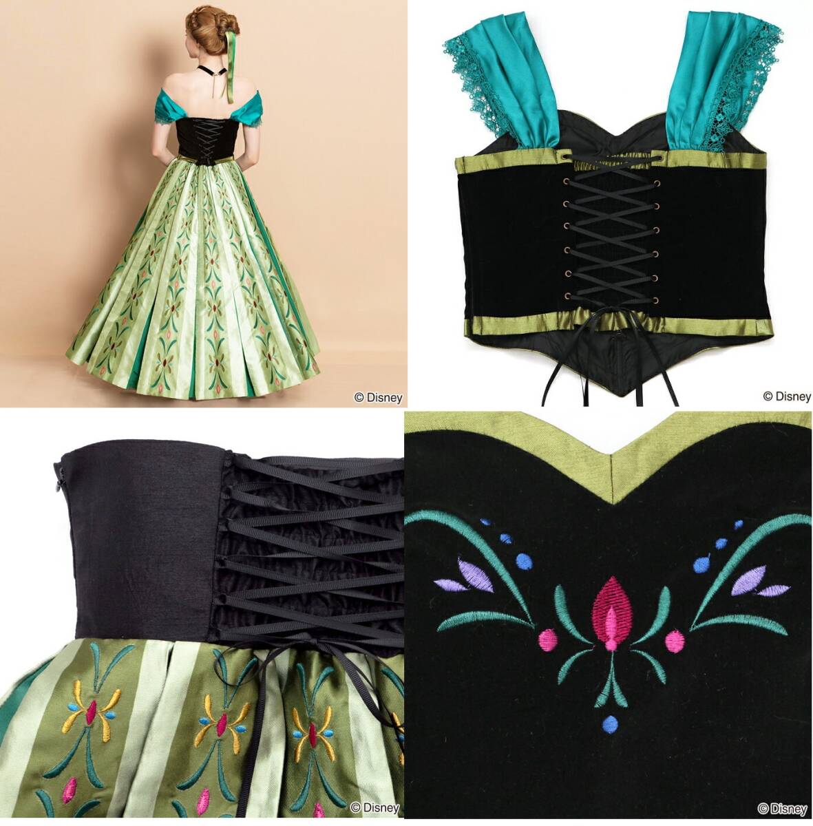 シークレットハニー アナ雪 アナ戴冠式 ドレス 仮装 衣装 コスプレ