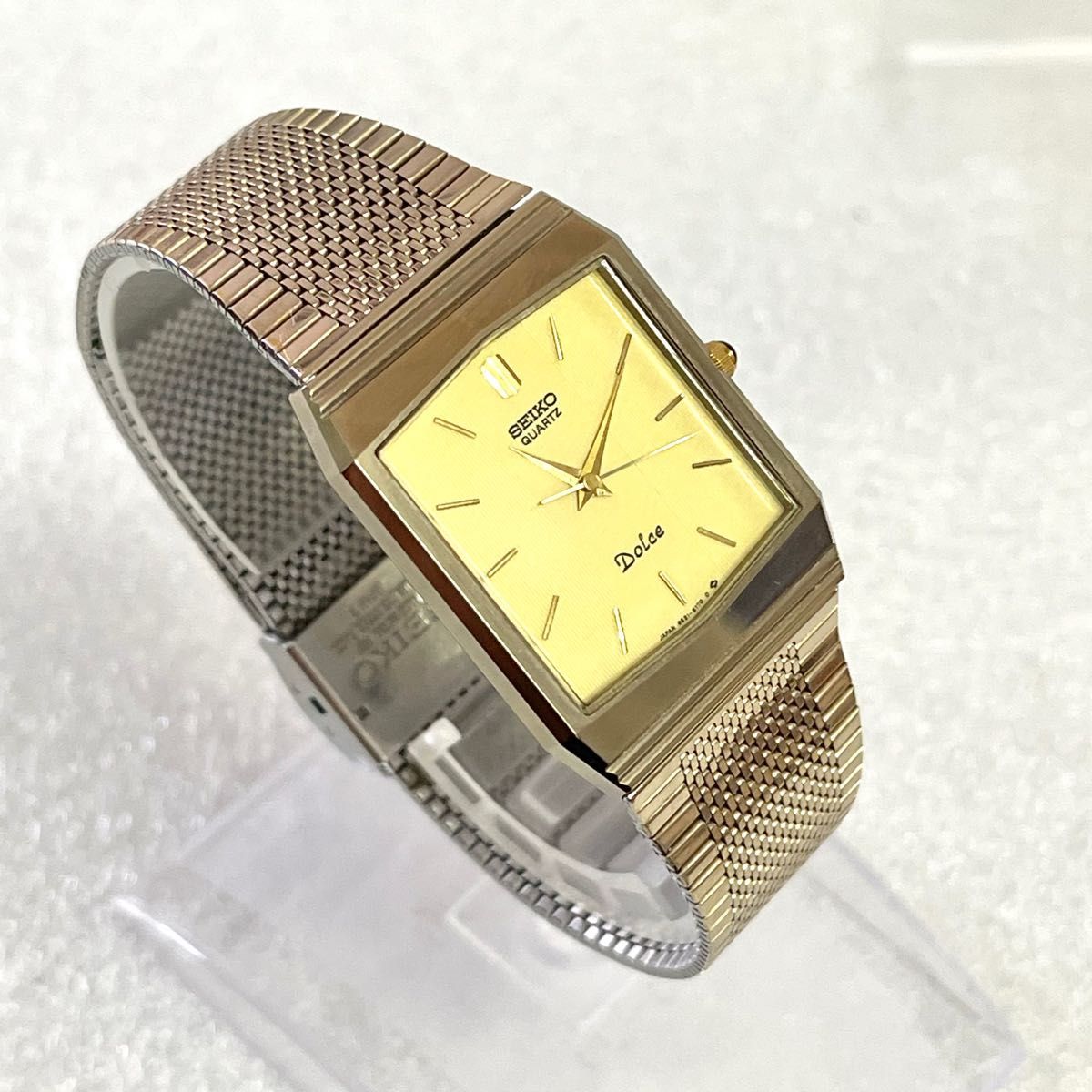 稼働 良品 SEIKO DOLCE 超硬質合金 超硬型 NSAG ケース ドルチェ