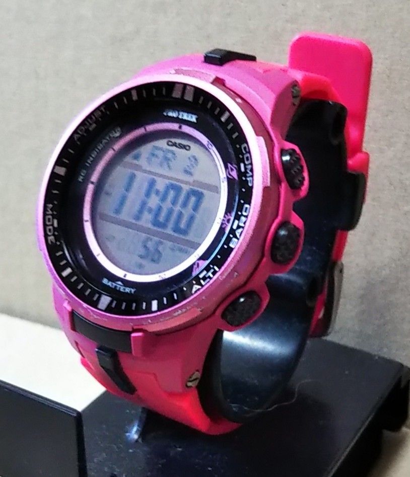 電池新品 CASIO PROTREK プロトレック PRW-3000-4B 電波 ソーラー