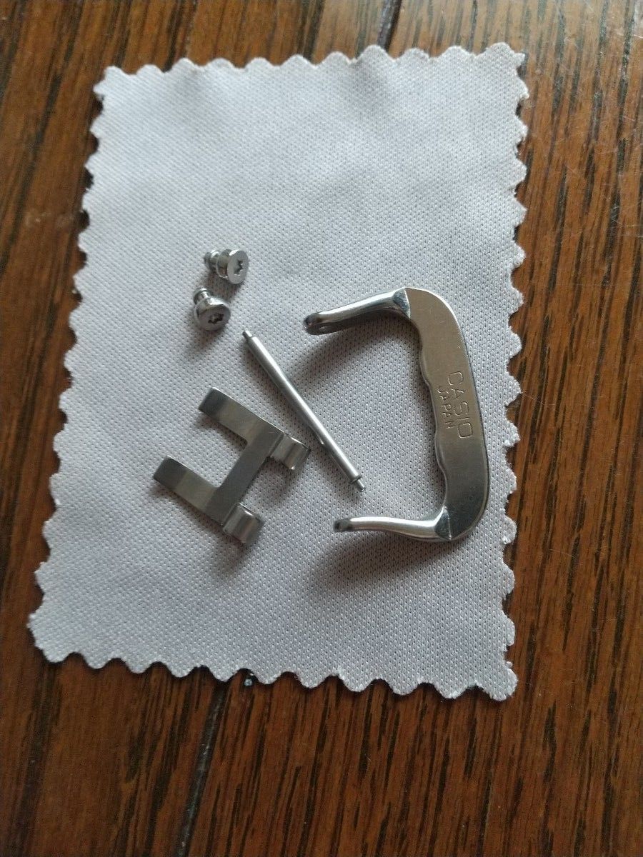 G-SHOCK フロッグマンDW8200 8201 8250用 中古長期保管品 シルバー飾り