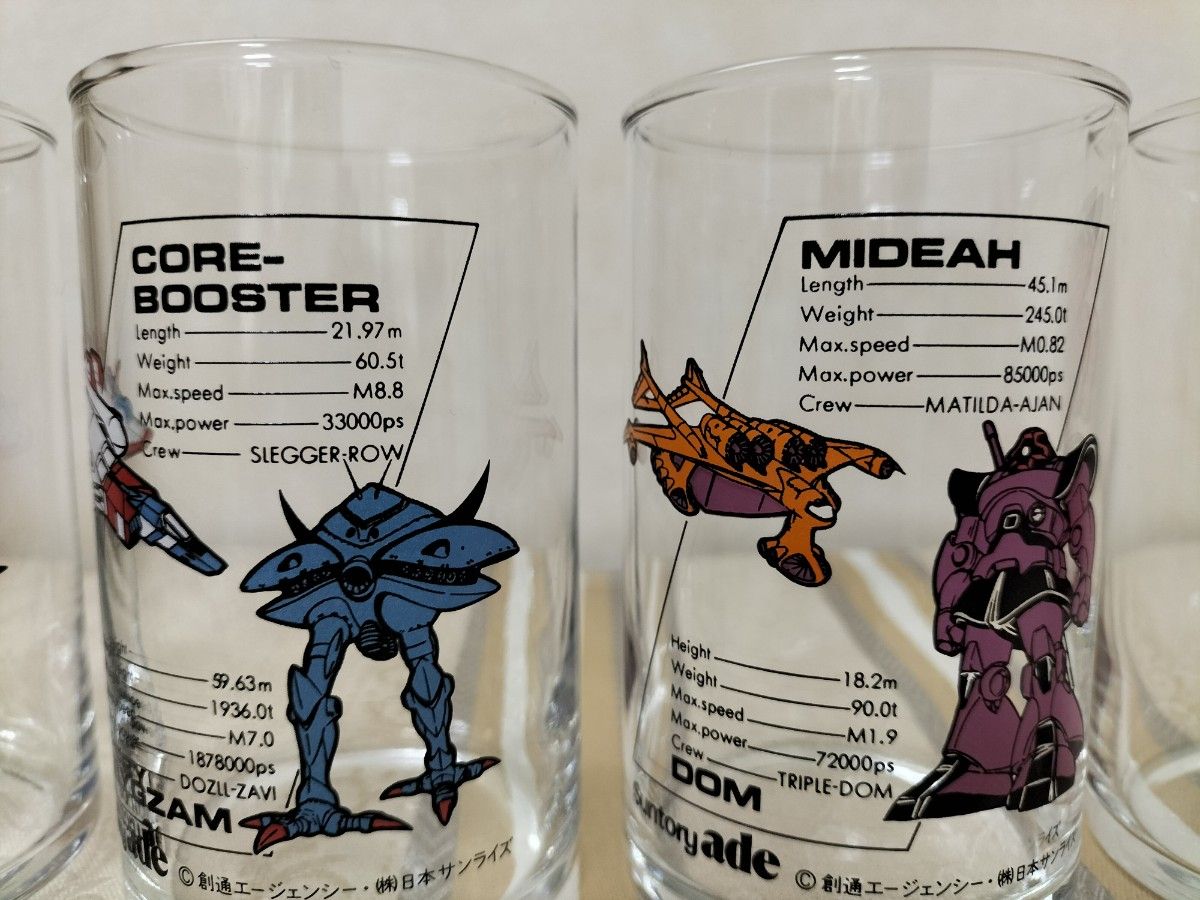 サントリーエイド ガンダムグラス 5個セット｜Yahoo!フリマ（旧PayPay