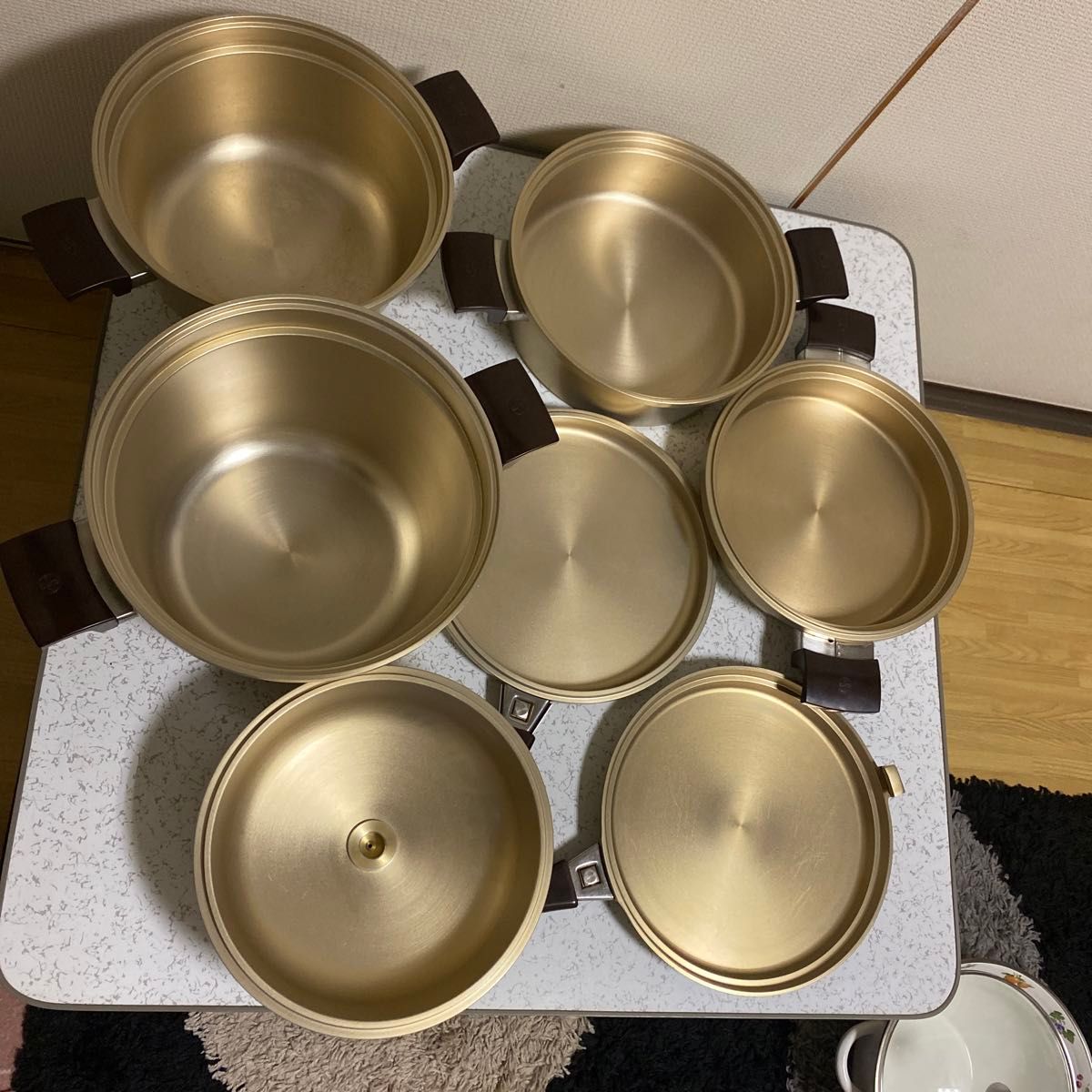 最高級しばのキッチン ゴールドNEO無水鍋6点セット鍋セット 無水鍋